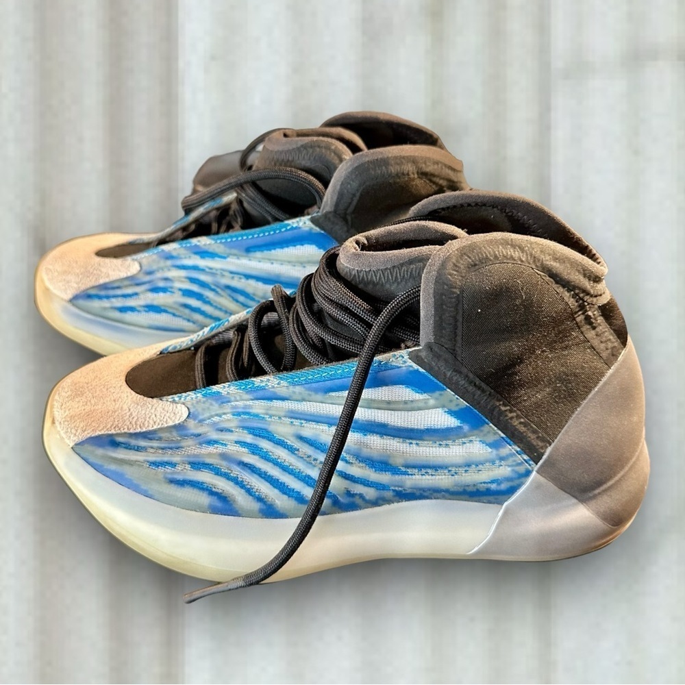 Adidas Yeezy QNTM “Frozen Blue” Kadmie Basketball Sneakers Men’s Size 5